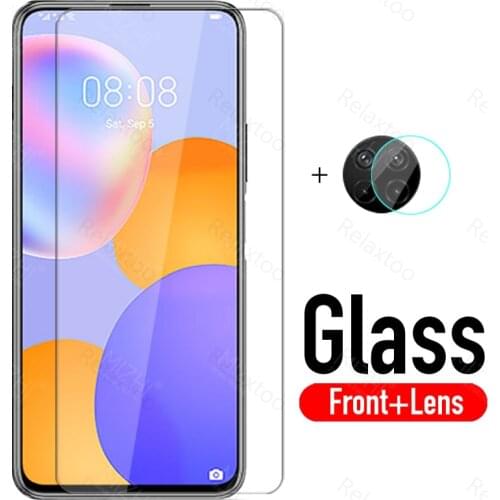 Protective glass for huawei y9a Glass camera lens protector For huawei y9a y9 a y 9a huaweiy9a tempered glass film
