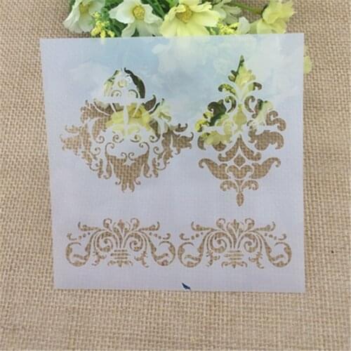 1 Sheet Lace pattern Layering Stencils for DIY Scrapbooking/photo album Decorative Embossing DIY Paper Cards Crafts