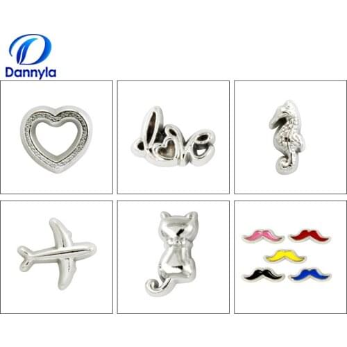 10pcs/lot Wholesale Mini Mix Style Floating Charms Fit Glass Floating Locket LSFC184-648