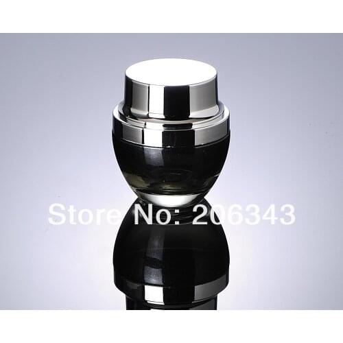 30G red/black/clear/gold glass bottle/jar/pot for cream/essence/serum/gel/moisturizer/mask/skin care jar/pot cosmetic packing