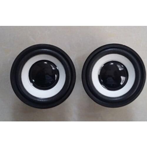 2pcs 57MM 8ohm 8Ω 3W full range speaker Loudspeaker Round White pot Foam edge