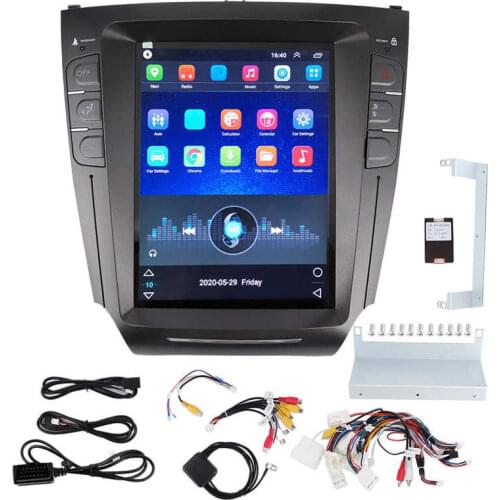 Car Radio Stereo GPS Navigation System Portrait Fit for Lexus IS200 IS250 IS300 IS350 2007-2015 Car Accessories 10.4inch