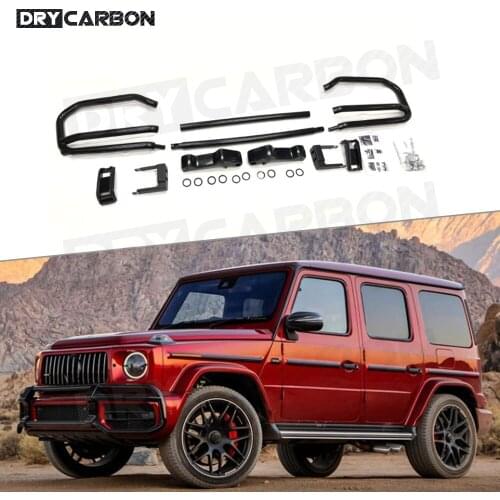 Stainless Steel W464 Front Bumper Bull Guard For Mercedes Benz G Class G550 G350 G500 G63 AMG 2019+ Front Bumper Guard