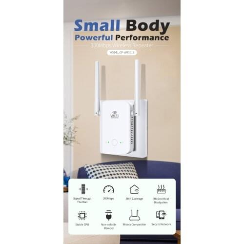 COMFAST 300Mbps 2.4G Wireless Wifi Repeater Router Lan Extender Networking Routers CF-WR301S