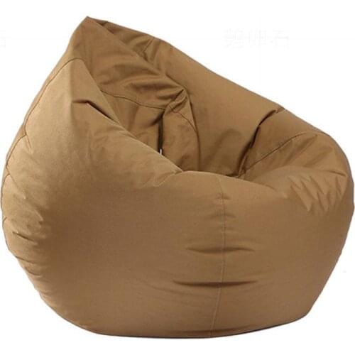 Bean Bag Sofa Cover Lounger Chairs Sofa Ottoman Set Living Room Furniture Without Filling Beanbag Beds Lazy Seat