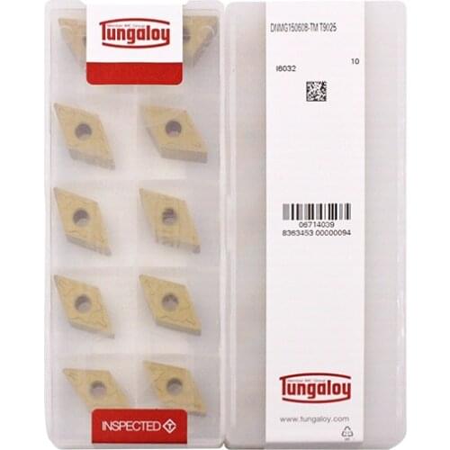 DNMG150608-TM T9025 100% Original TUNGALOY carbide insert with the best quality 10pcs/lot free shipping