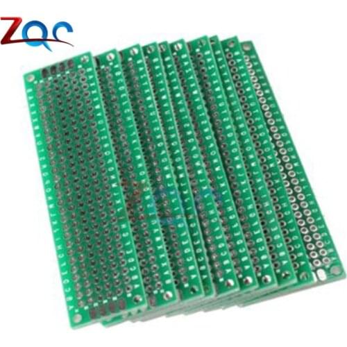 5pcs 2x8 cm double Side prototype pcb 2*8 panel Universal Board