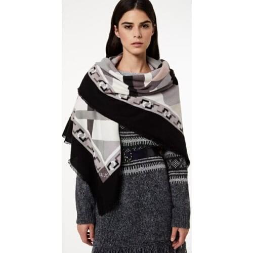 Italian foreign trade winter luxury thickened womens Scarf Shawl print letter cashmere scarf fashion hot sale free shipping