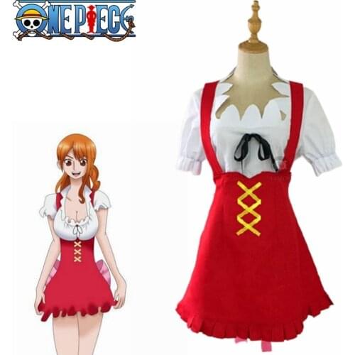 Anime ONE PIECE Nami Cosplay Costume Carnival Halloween Christmas Clothing Any Size