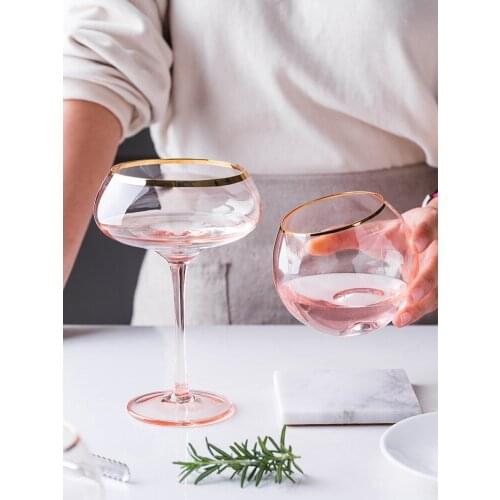 Creative wine glass cup Crystal goblet champagne glasses Phnom Penh Water cups drinking shot glasses wedding Bar Hotel Drinkware