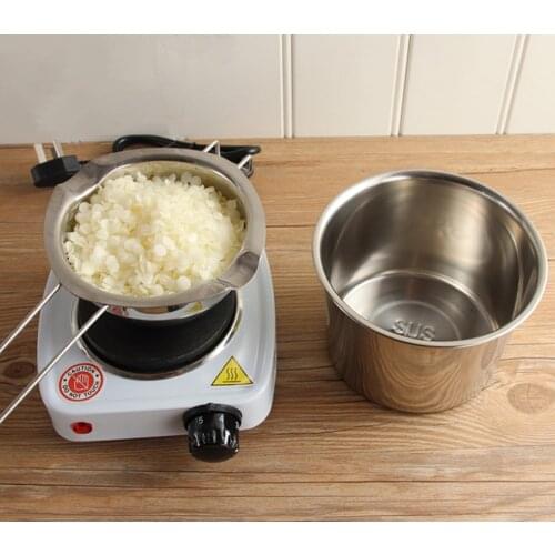 Handmade DIY Scented Candle Melting Set Handmade Cold Soap Candle Chocolate Heating Making Tool Wax Pot Melting Wax Cup Furnace