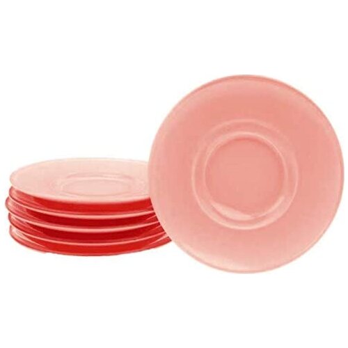 Paşabahçe Heybeli Set of 6 Tea Plate Purple