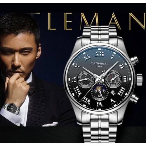 2017 New Luxury Brand Waterproof Men Watch Unique Design Style Automatic mechanical Watches Switzerland Famous Brand Wrist watch