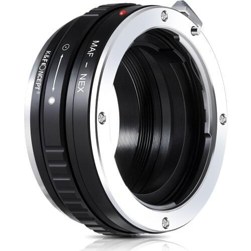 K&F CONCEPT for Minolta(AF)-NEX Camera Lens Mount Adapter Ring fit for Minolta AF Lens to for Sony NEX Camera Body