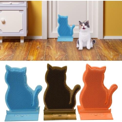 Fixed Door Gap Cats Brush Corner Cat Massage Self Groomer Comb Brush Cat Rubs The Face With A Tickling Comb Dropshipping