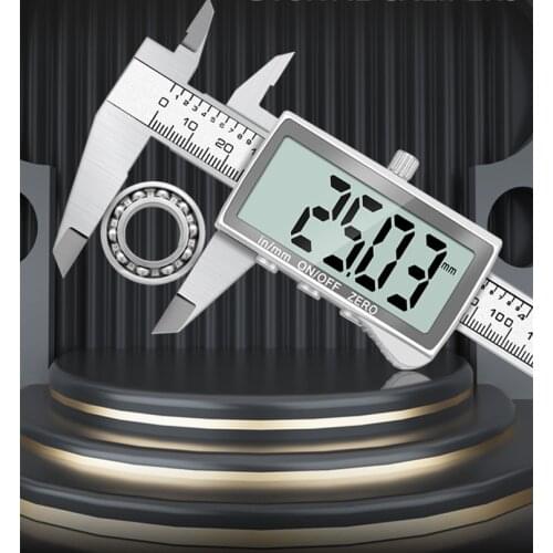 Digital Vernier Caliper Large-screen HD Digital Electronic Caliper 0-150mm Stainless Steel Vernier Caliper Measuring Tool