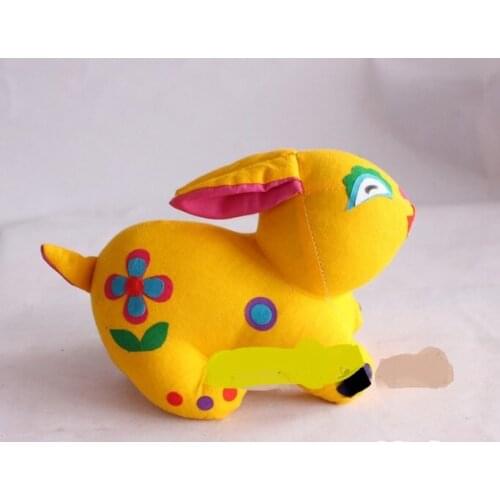 Cloth toys, folk crafts, rabbit cloth, traditional handmade Product name: cloth art handmade cloth rabbit