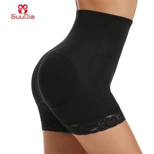 GUUDIA Padded Panties Butt Lifter Hip Enhancer Waist Trainer Body Shaper Control Panties Women Shapers High Waist Bum Lifter