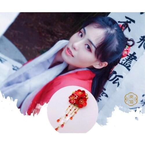 Japanese Traditional Kimono Hairpin Woman Hair Clip for Cosplay Kimono Hanfu Hand-made Headdress Beautiful Bride Headwear