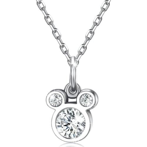 Disney Mickey mouse Cartoon Women necklace Pendant jewelry lady chain gift Sweater Accessories doll