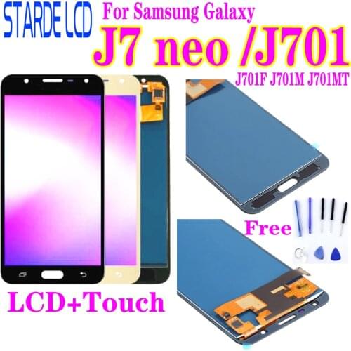 5.5'' inch For Samsung Galaxy J7 Neo LCD Display J701 J701F J701M J701MT Touch Screen LCD Display Assembly Replacement Parts