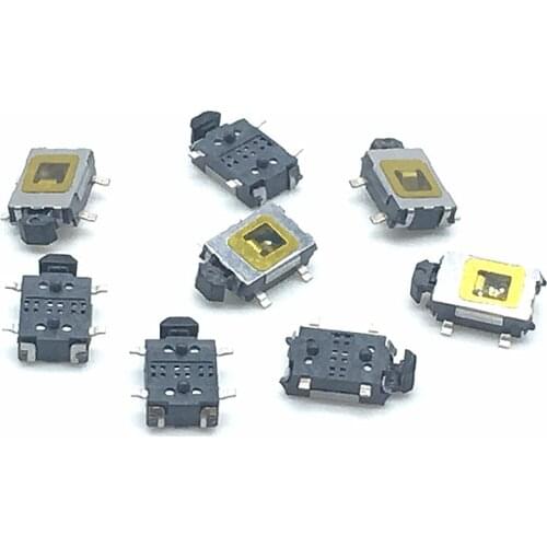 10/50/100/500/1000pcs Micro Button Big Turtle Switch 4pin SMD Reset Buttons Little Turtle Power Switch Cellphone Table