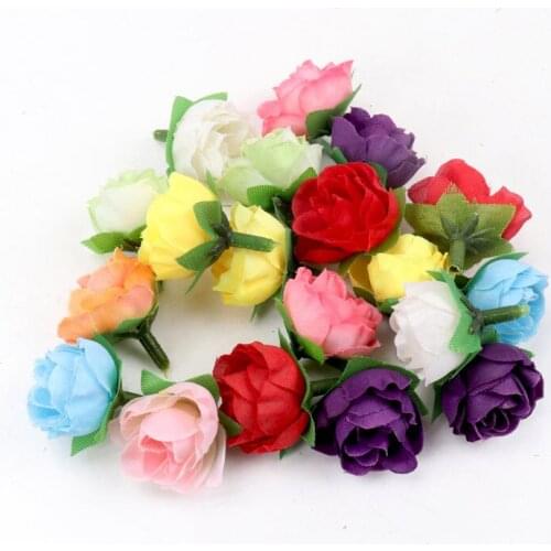 10heads/1 bundle Silk tea roses Bride bouquet for Christmas home wedding new Year decoration fake plants artificial flowers