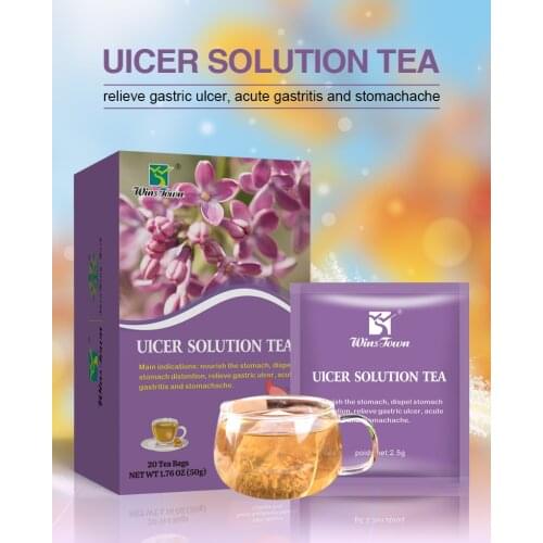40 Pcs/2 Packs Ulcer Solution Tea New Products Chinese Health Tea Manufacturer Nourishing Stomach Tea