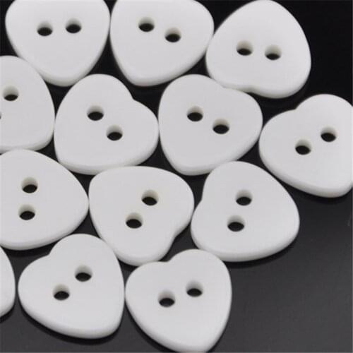50/100pcs 12mm Cute Heart Plastic Buttons/Sewing Accessories lots Mix PT43