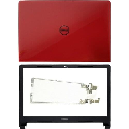 New Top Back Cover For Dell 15 3565 3567 Series Laptop LCD Back Cover/Front Bezel/ Hinges Rear Lid Top Back Cover Red