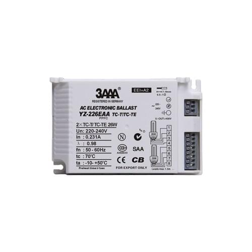 Electronic Ballast YZ-213EAA YZ-226EAA Instant Start Fluorescent Lamp Electronic Ballasts for TC-D/DE 13W TC-T/TC-TE 26W Lamps