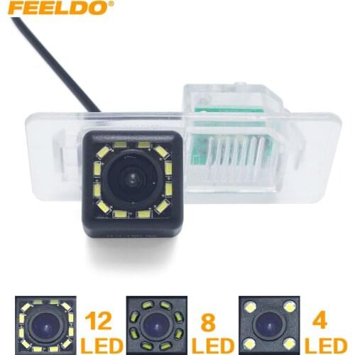 FEELDO Special Backup Car Rear View Camera With 4LED/8LED/12LED for BMW X6(E71/E72) 2008-present Parking Camera #HQ6076