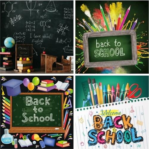 Yeele Children Back To School Blackboard Backdrop Vinyl Baby Photography Background For Photo Studio Photophone Photozone Shoot