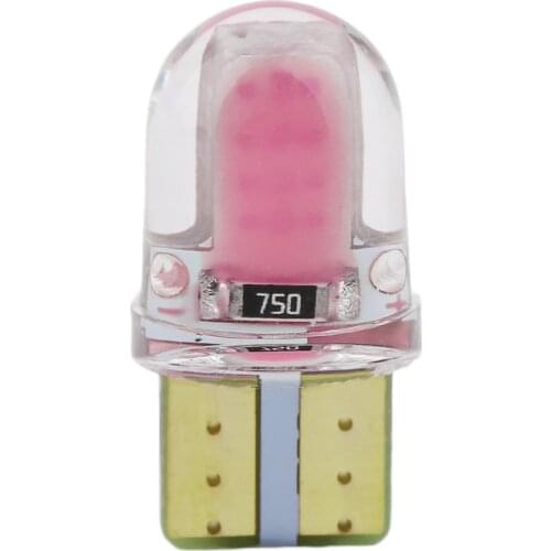 ICOCO 10pcs/set Car LED Bulbs License Lights Reading Lights Waterproof Short Type Silicone Vehicle Plate Light Bulbs