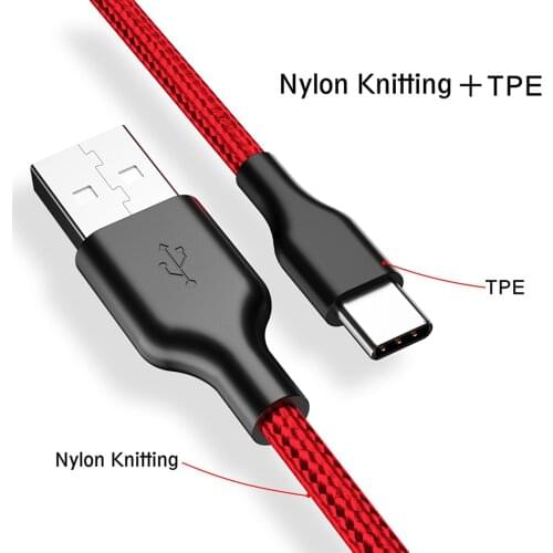 USB Type C Micro Cable For Samsung S9 Galaxy USB C Mobile Phone Cable Fast Charging Type C Cable For Huawei USB Type-C Devices