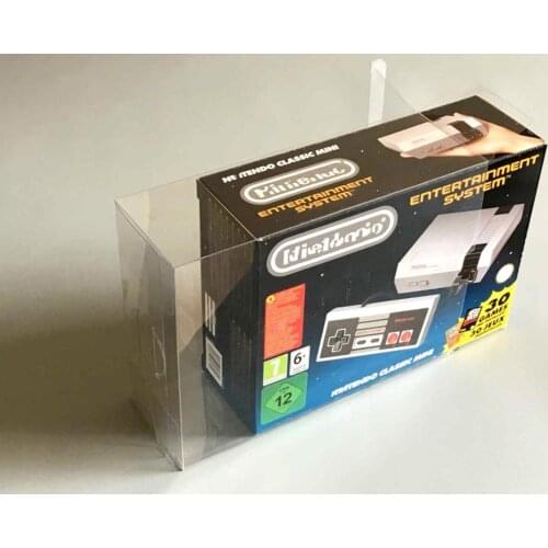 Collection box display box protection box storage box is suitable for Nintendo NES Classic mini and SNES Classic mini