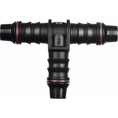 2020 Hot Automotive Nylon T shaped Flexible Hose Splitter fit for fuel line quick connector