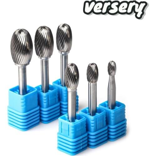 Free Shipping E Type Head Tungsten Carbide Rotary File Tools Drill Milling Carving Bit Tools Point Burr Die Grinder Abrasives