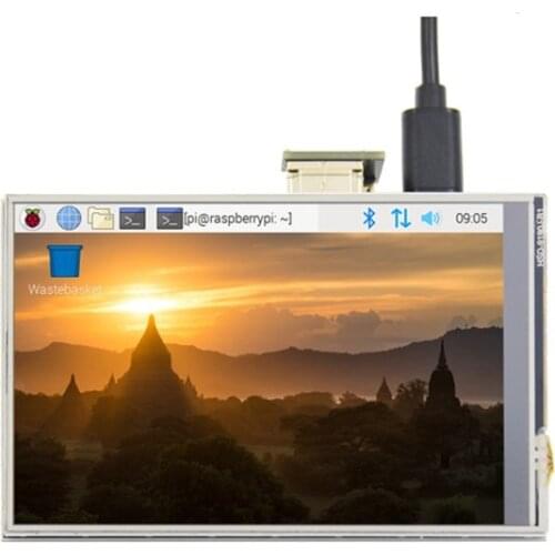 New 3.5 inch USB Touch Screen HDMI LCD Display for Raspberry Pi 3B