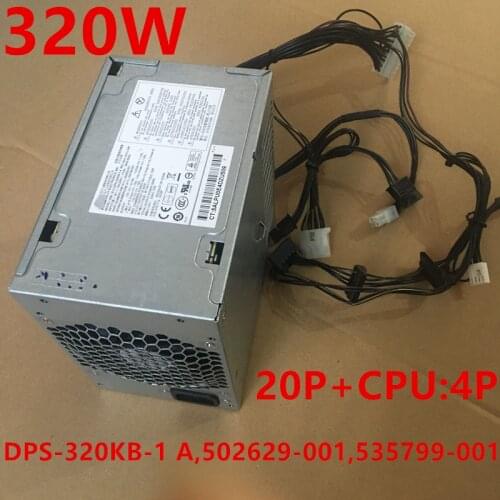 New PSU For HP Workstations Z200 20P 320W Power Supply DPS-320KB-1 A 502629-001 535799-001