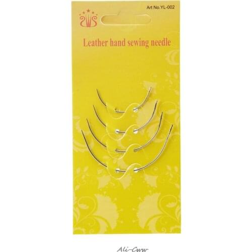 Useful 3 pcs/pack Hand Repair Sewing Needles Patching Tool 7 Hand Repair Upholstery Sewing Needles Carpet Leather Curved Canvas