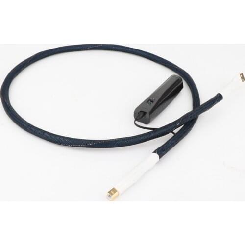 SQ-88B OCC Silver Plated 2.0 USB Cable with 3U gold Plated USB Connector