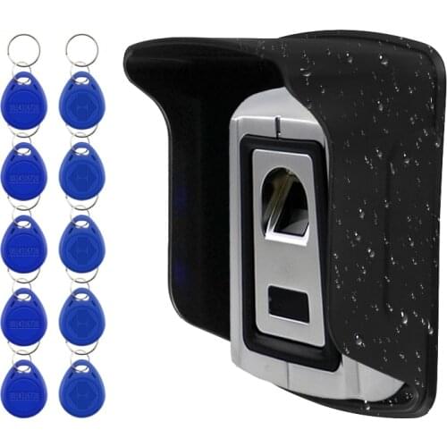RFID Metal Access Control Remote Control Waterproof Rainproof Cover Outdoor Door Opener Electronic Lock System Cover Keychains