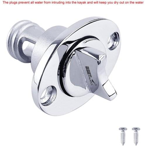 Boat Drain Plug Bung Drainage Marine Dinghy Transom Hardware Accessories