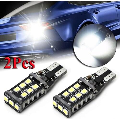 Super Bright White Canbus LED Bulb For Car Backup Reverse Light 912 921 T15 W16W Drop Shipping