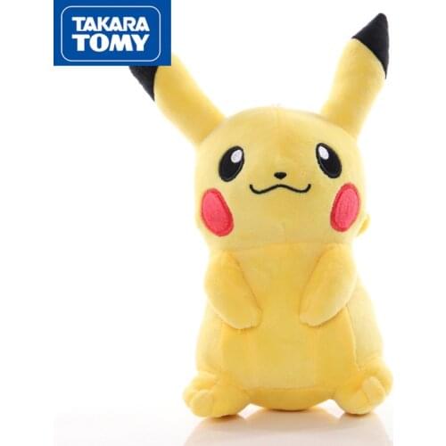 Takara Tomy Pikachu Bulbasaur Charmander Eevee Squirtle Snorlax Mewtwo Plush Toy Totodile Ice Vulpix Cute Anime Plush Toy