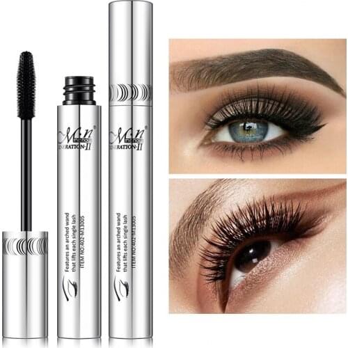 1PCS Silk Fiber Lash Mascara Curling Thick Mascara Waterproof Lengthening Volum Express Eyelashes Makeup Cosmetic for Eye