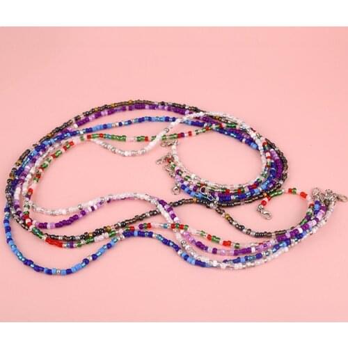 6 Colors New Adjustable Length Mask Chain For Women For Women Neck Necklaces Kids Holder Chain Safety Accessories Strap M6S5