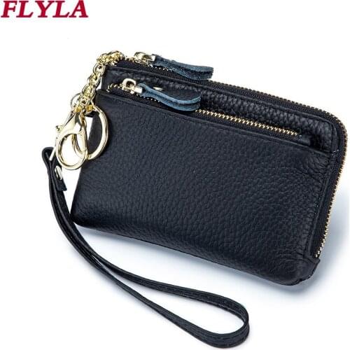 Womens Leather Coin Purse 2021 New Simple and Multifunctional with Hand Carry zipper Coin wallet