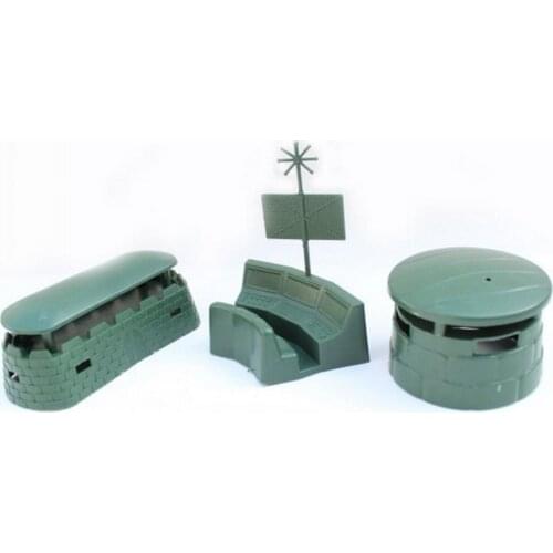 3pcs Military Radar Models Plastic Toy Soldier Army Men Accessories NEW CHBR16 railway modeling model building kit
